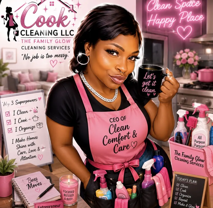 Cook Cleaning LLC family glow cleaning services in St. Cloud MN
