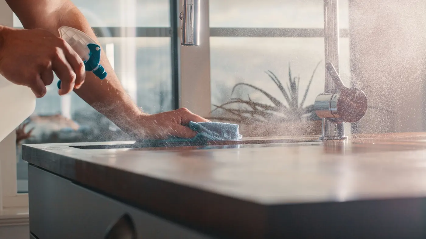 Home cleaning counter service in St. Cloud MN by Cook Cleaning LLC